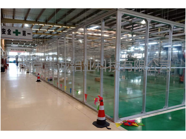 美誠鋁業大型潔凈棚搭建